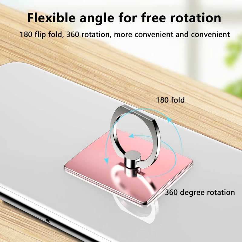 

360° Degree Rotating Phone Holder Stand Bracket Finger Ring Round Smartphone Cellphone Ring Holders Accessories