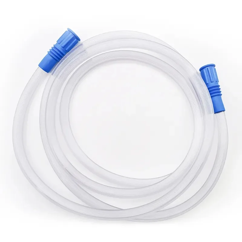 PVC suction connecting tube with yankauer handle pet animal Surgical suction tube