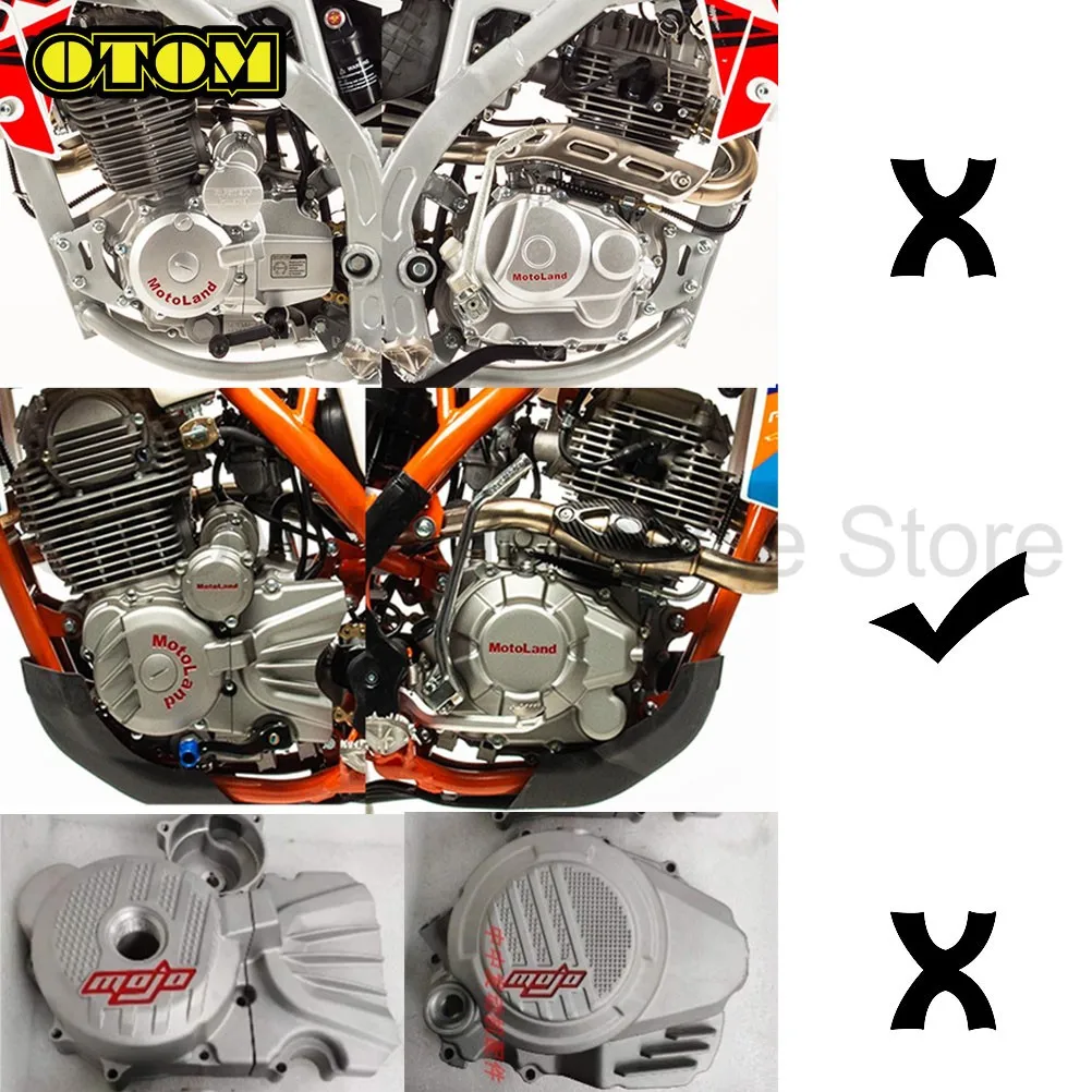 For ZONGSHEN ZS172FMM-3A CB250-F Motorcycle Clutch Guard Cover Engine Protector KEWS KAYO HENGJIAN BSE BRZ AVANTIS MOTOLAND GR