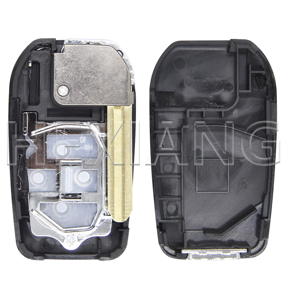 HE Upgrade Car Key Flip Shell Case With TOY43 Blade For Toyota Corolla Camry RAV4 Avalon Yaris Venza Matrix Auris