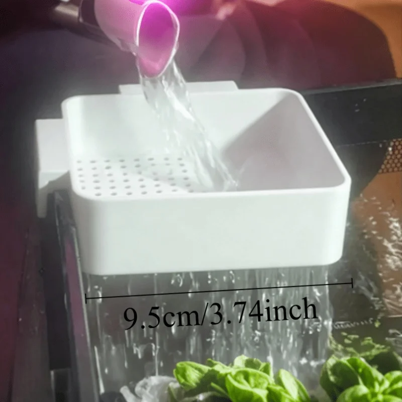 Aquarium-Wasserwechsler Fischbecken-Wasserflussverteiler Anti-Spritz-Halterung für Wasserpflanzen Sandschutz – Detail 3