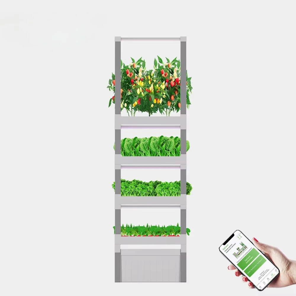 nt China Hydrokultur Grow Box System Grow CabinetSeedling to Harvest Automation Hydroponics Equipment Home Pla