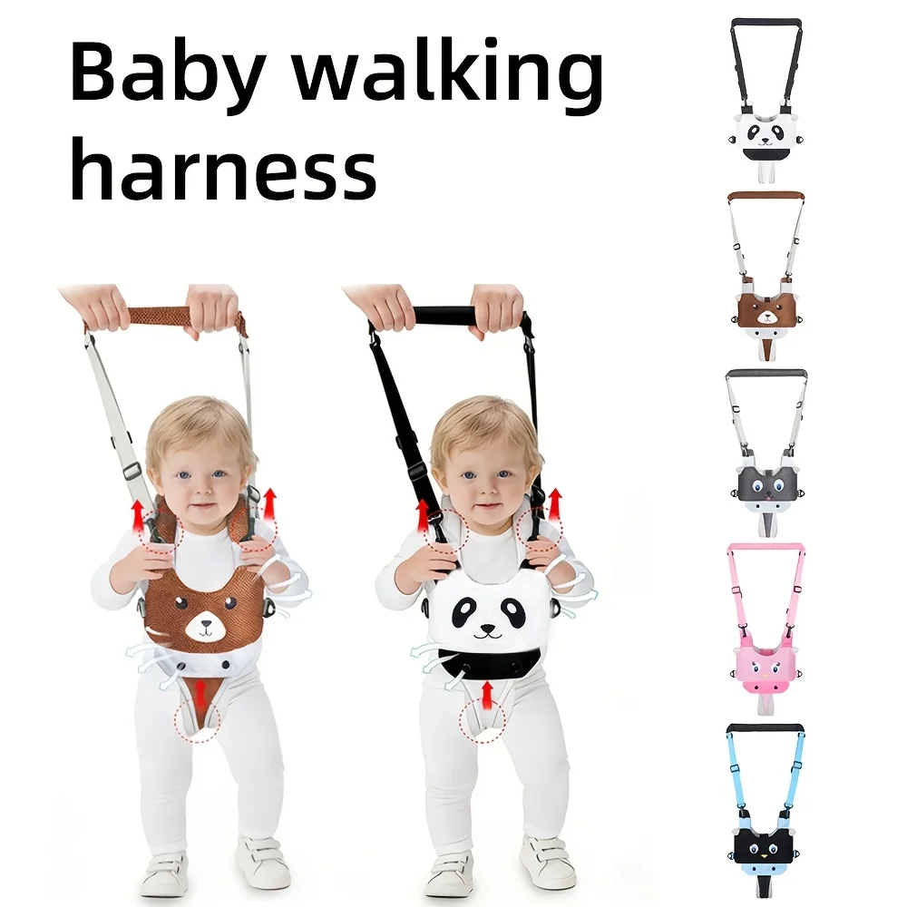 1-Piece Baby Walking Harness - Hand-Held Child Walking Aid - Toddler Walking Harness Support Belt - Child Walking Training Tool