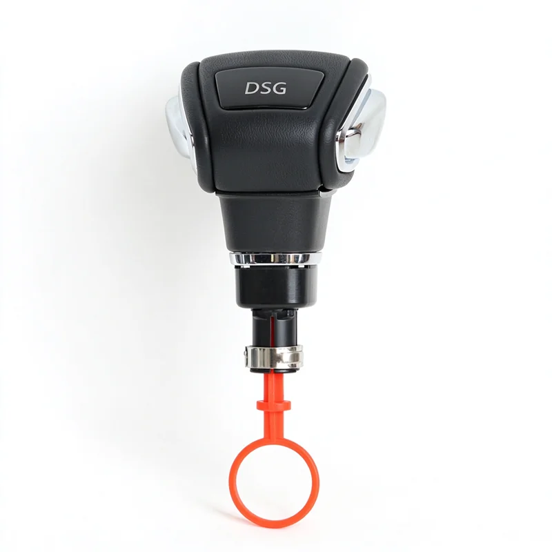 Leather AT Gear Shift Knob for Skoda KAROQ 2017-2025 Auto Gearknob Lever Stick Pen Arm Head Ball Car Gearshifter POMO Handball