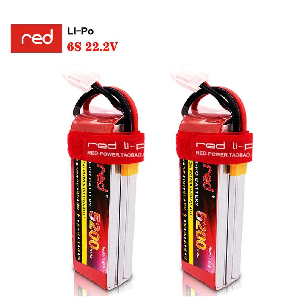 6S 22.2V 1800 2200 3300 4200 5200 6200 10000 12000mAh 30C 40C 60C RC LiPo Battery For RC Drone Helicopter Quadcopter Airplane