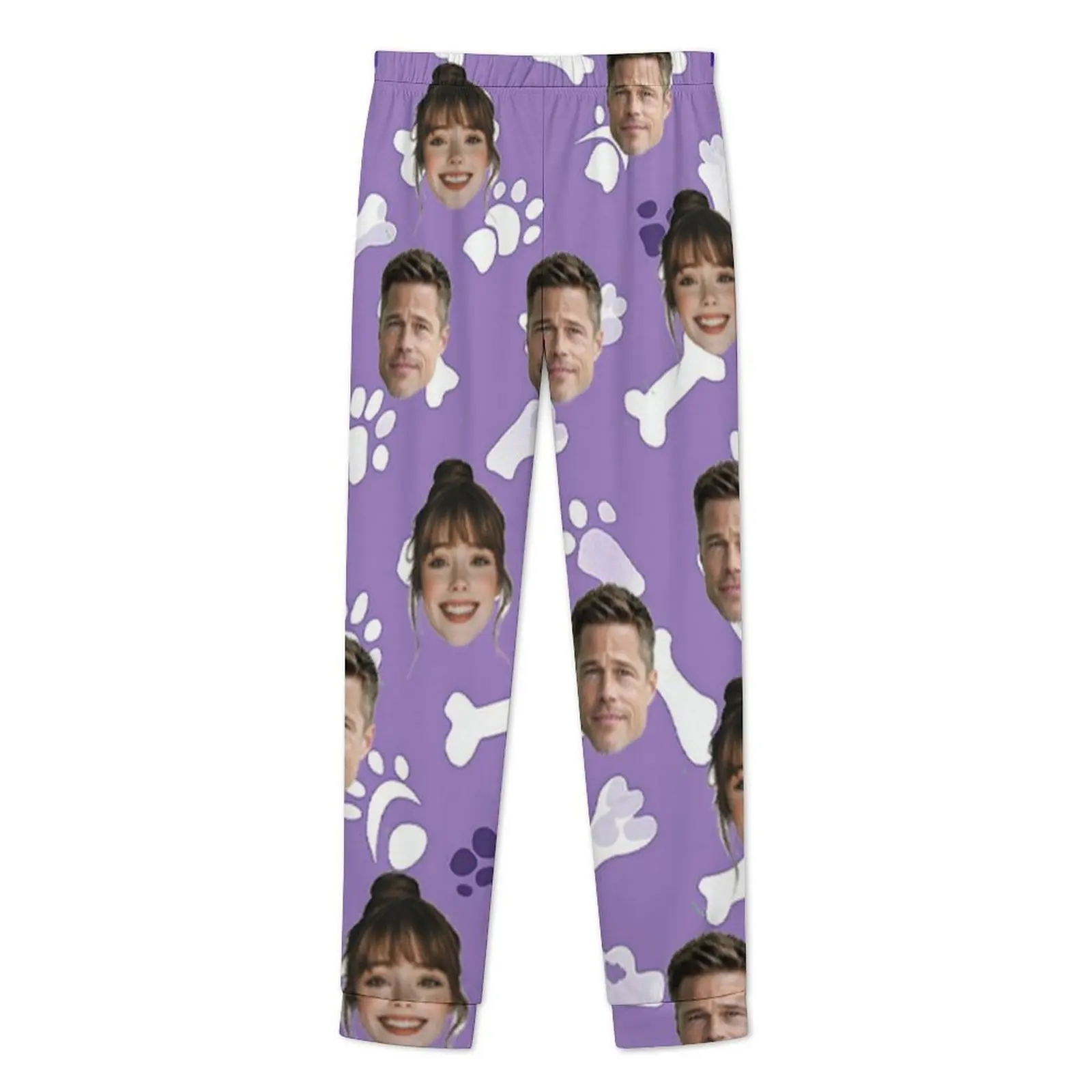 Personalisiertes Gesicht Herz Pyjama Set Pyjama Set personalisierte Foto Nachtwäsche Party Weihnachten