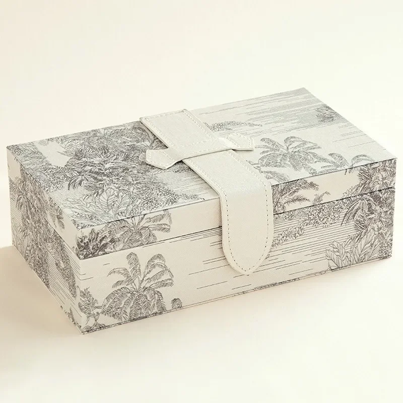 High-end jewelry box, storage box, necklace, stud earrings, light luxury exquisite bracelet, watch jewelry, jewelry box.