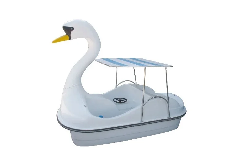 Maximize Safety and Fun with Customizable Multi-Colored Swan Pedal Boat for Two on Lakes - Perfect for Commercial Use