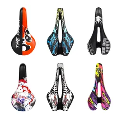 CNC Bicycle Seat PU Ultralight MTB Road Cyling Saddles Breathable Comfortable Cushion Racing Bike Saddle SD550