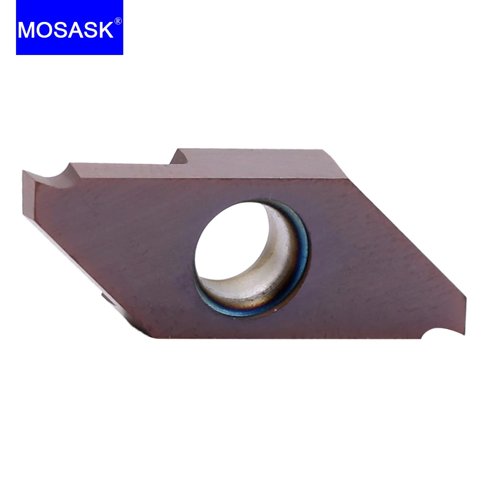 MOSASK 1pc TKF 12R 16R  ZP15 CNC Lathe Processing Stainless Steel Ceented Carbide Cmal Parts Turning Machining Cutting Inserts