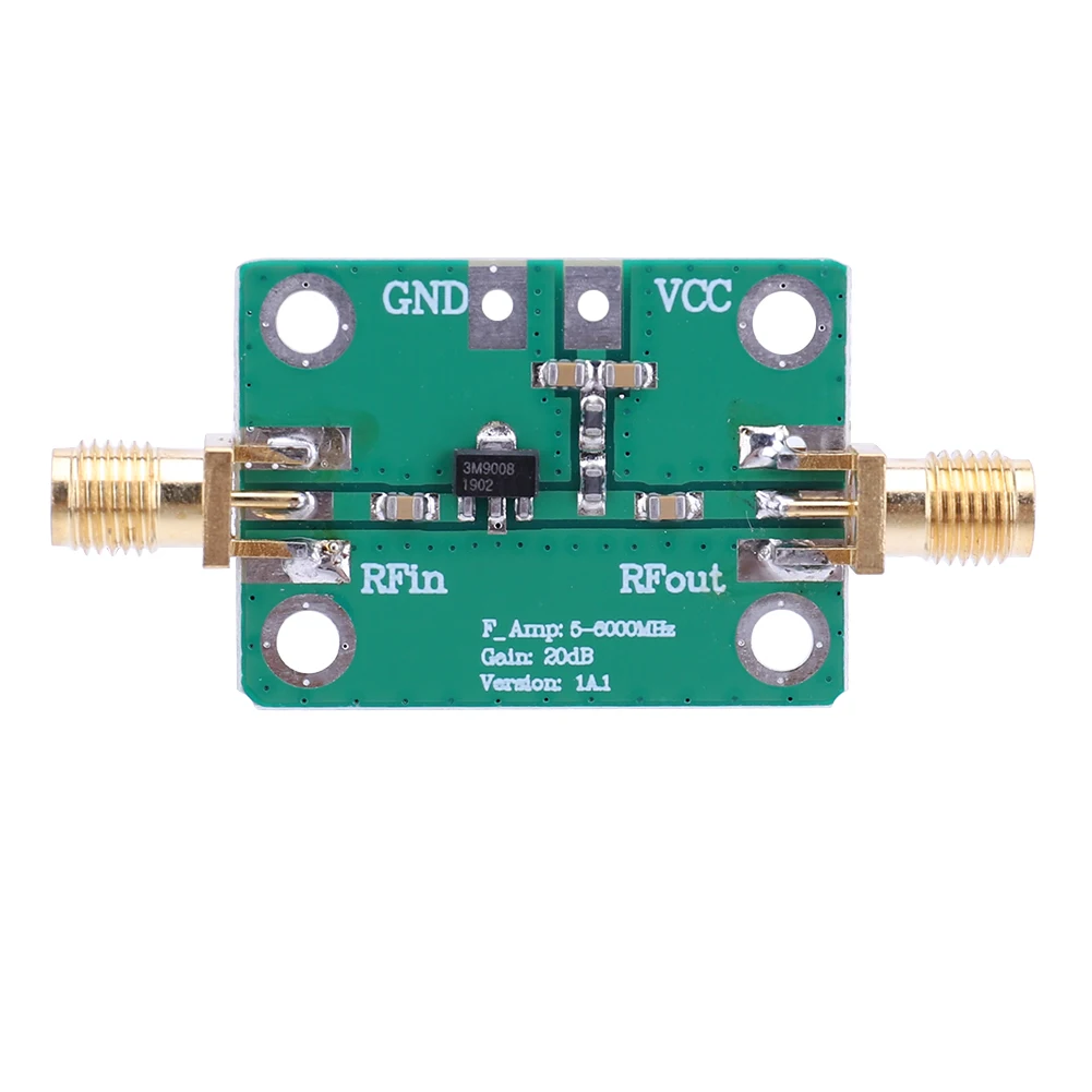 Módulo amplificador RF de 20dB LNA 5-3500MHz amplificador de señal RF de banda ancha DC 3,3-6V placa amplificadora de banda ancha RF