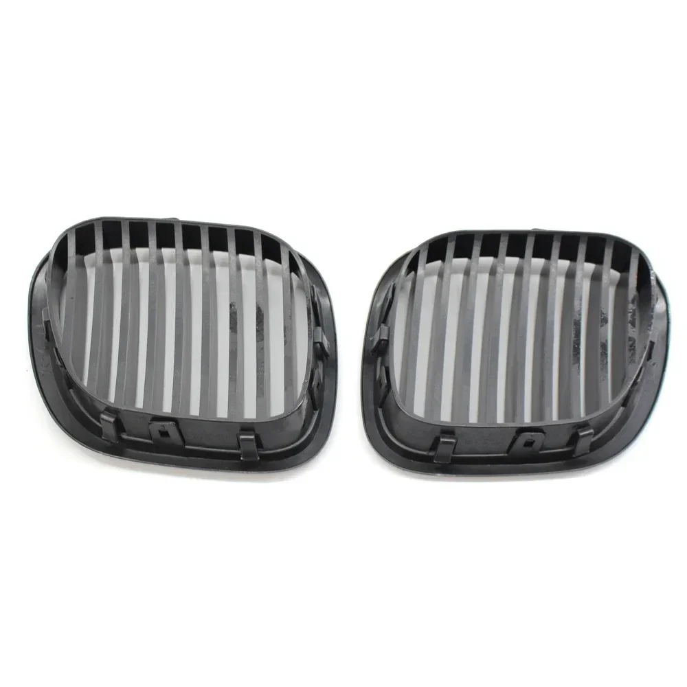 Pair Left&Right Front Hood Grille Kidney Grille Matte Black For BMW Z3 1996 1997 1998 1999 2000 2001 2002 51138397504