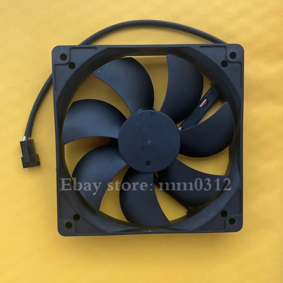 For XFAN RDL1225B 12025 12V 0.18A 12CM 3-Pin Dual Ball Cooling Fan view 2