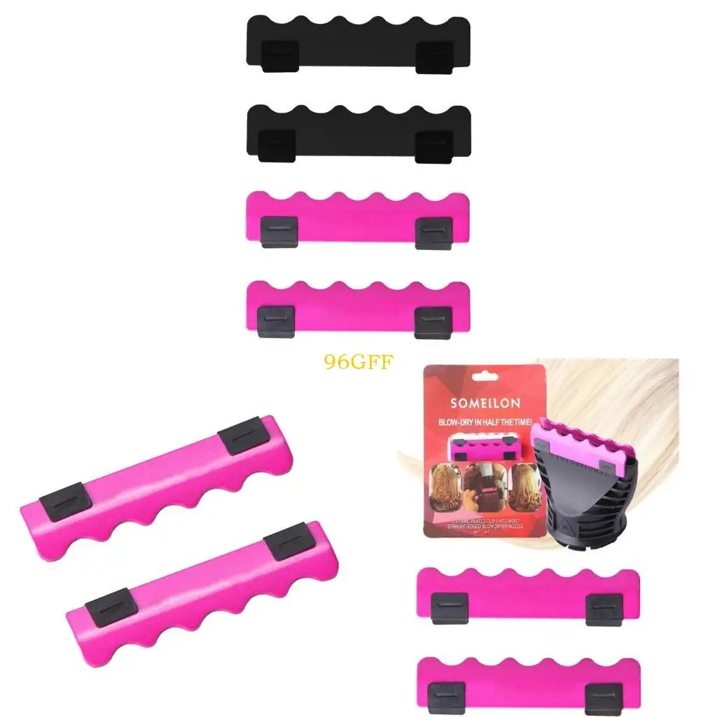 

96GF Hair Dryer Nozzle Air Blow Collecting Wind Nozzle Comb Hair Diffuser Dryer Comb Heat Insulating Material for Salon Home