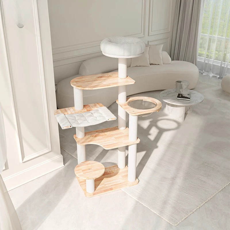 

Cat climbing frame, nest, tree, integrated large all-solid wood, universal in all seasons