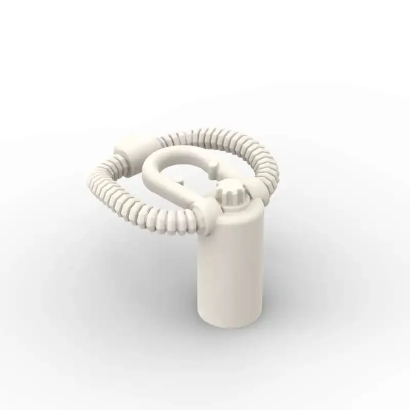 ชุดตัวต่อ MOC 10 ชิ้น อุปกรณ์ช่วยหายใจ 30091 ชุดตัวต่อบล็อก ถังออกซิเจน ใช้ร่วมกับตัวต่อได้ ของเล่น DIY สำหรับเด็ก ของขวัญ