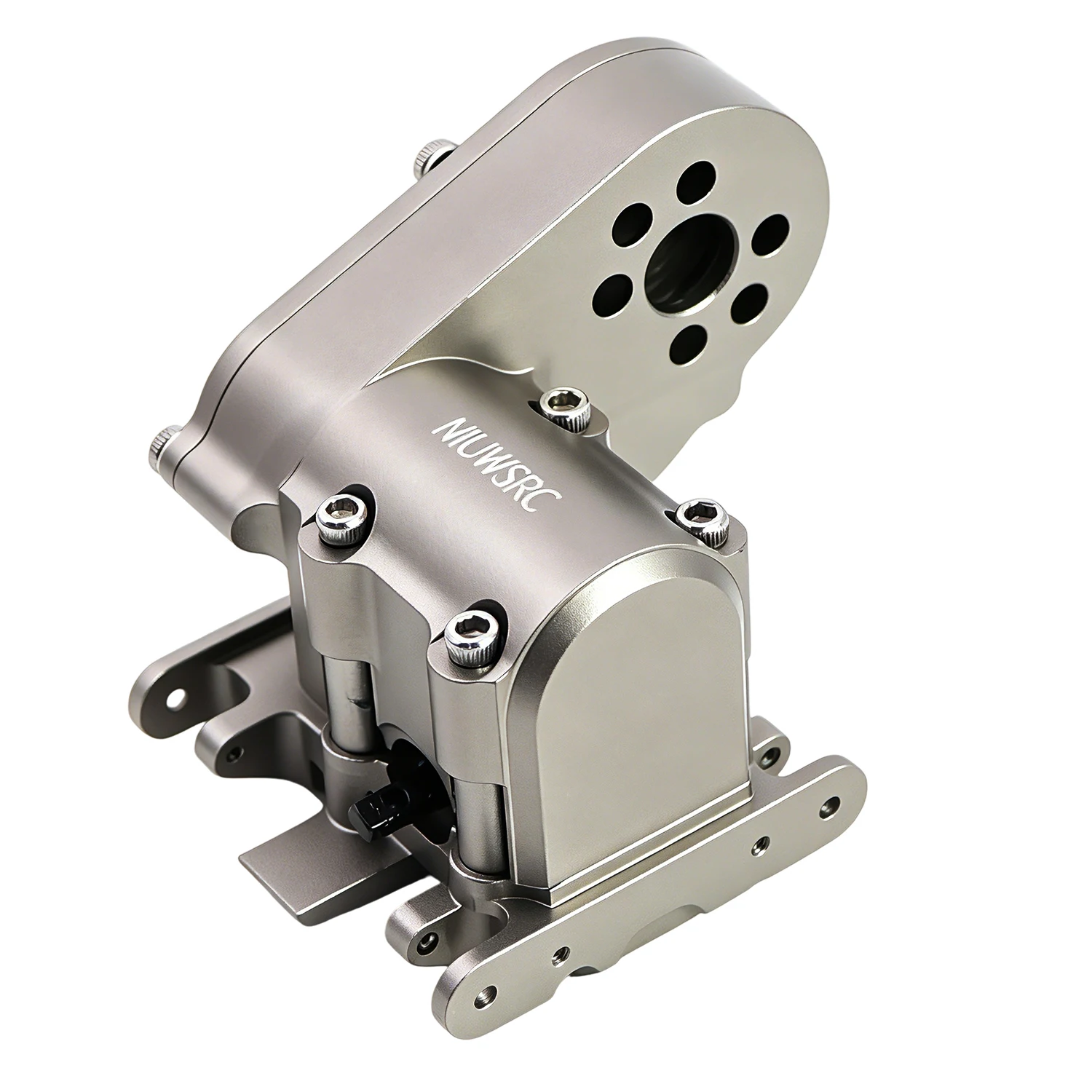 1/30 Aluminum Transmission Assembled Gearbox with Skid Plate Gear for Axial RC Crawler SCX30 Bronco Wrangler JLU K10 Upgrade