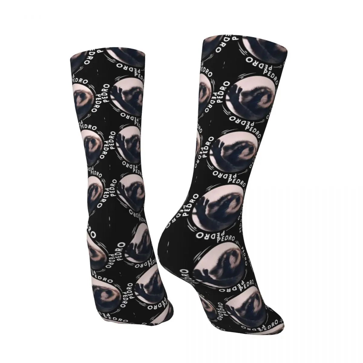 Couple Socks Pedro Dancing Raccoon Raccoon Meme Stockings Winter Korean High Quality Socks Custom Running Sports Anti-Slip Socks