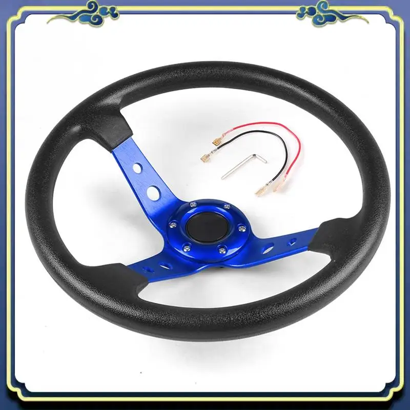 

AU16-For Logitech G29 G920 G923 Racing Game, Racing Steering Wheel Gaming Steering Wheel Universal , 14 Inch 350Mm