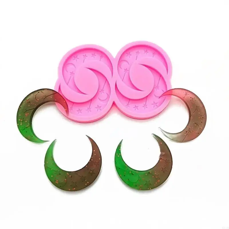 

Moon Stars Mold Silicone Earrings Mold Handmade Fashion Decor Jewelry Molds