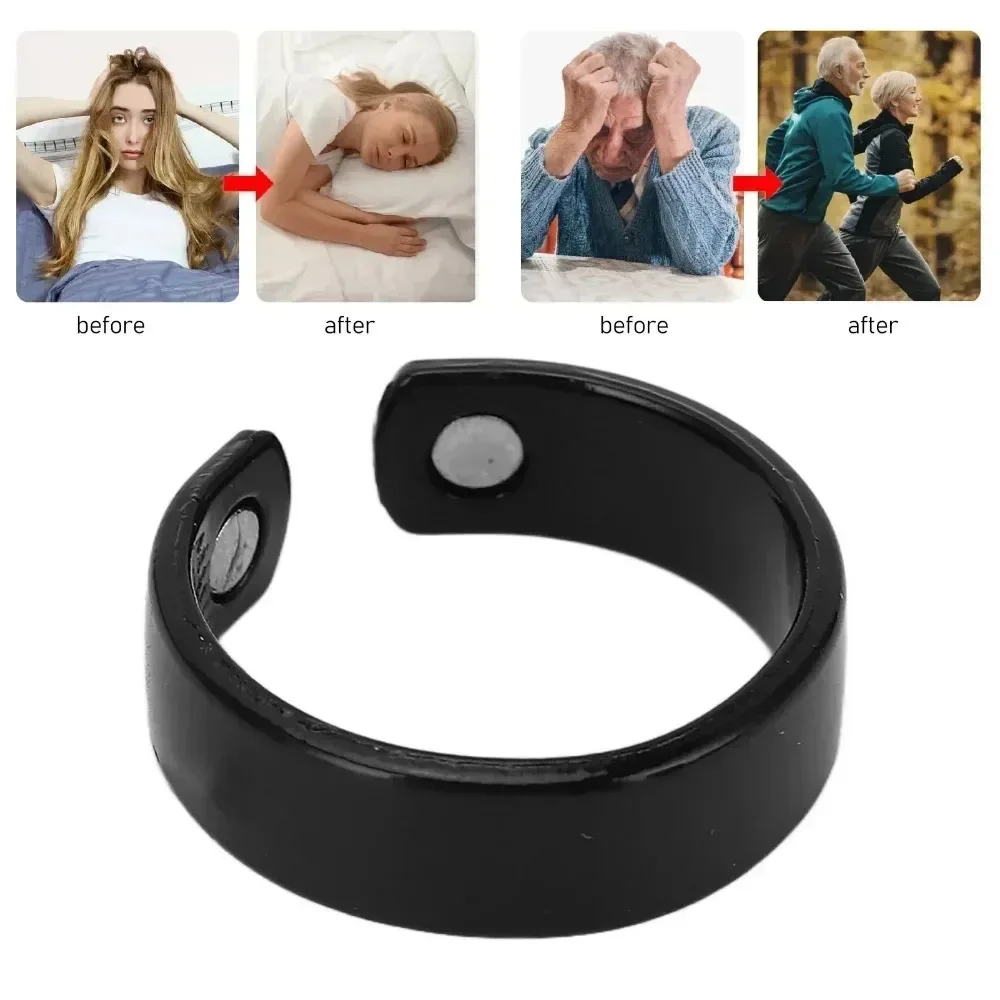 Medical Blood Sugar Control Anxiety Balance Adjustable Rings Men Women Lymphatic Drainage Joint Soreness Relief Magnetic Therapy