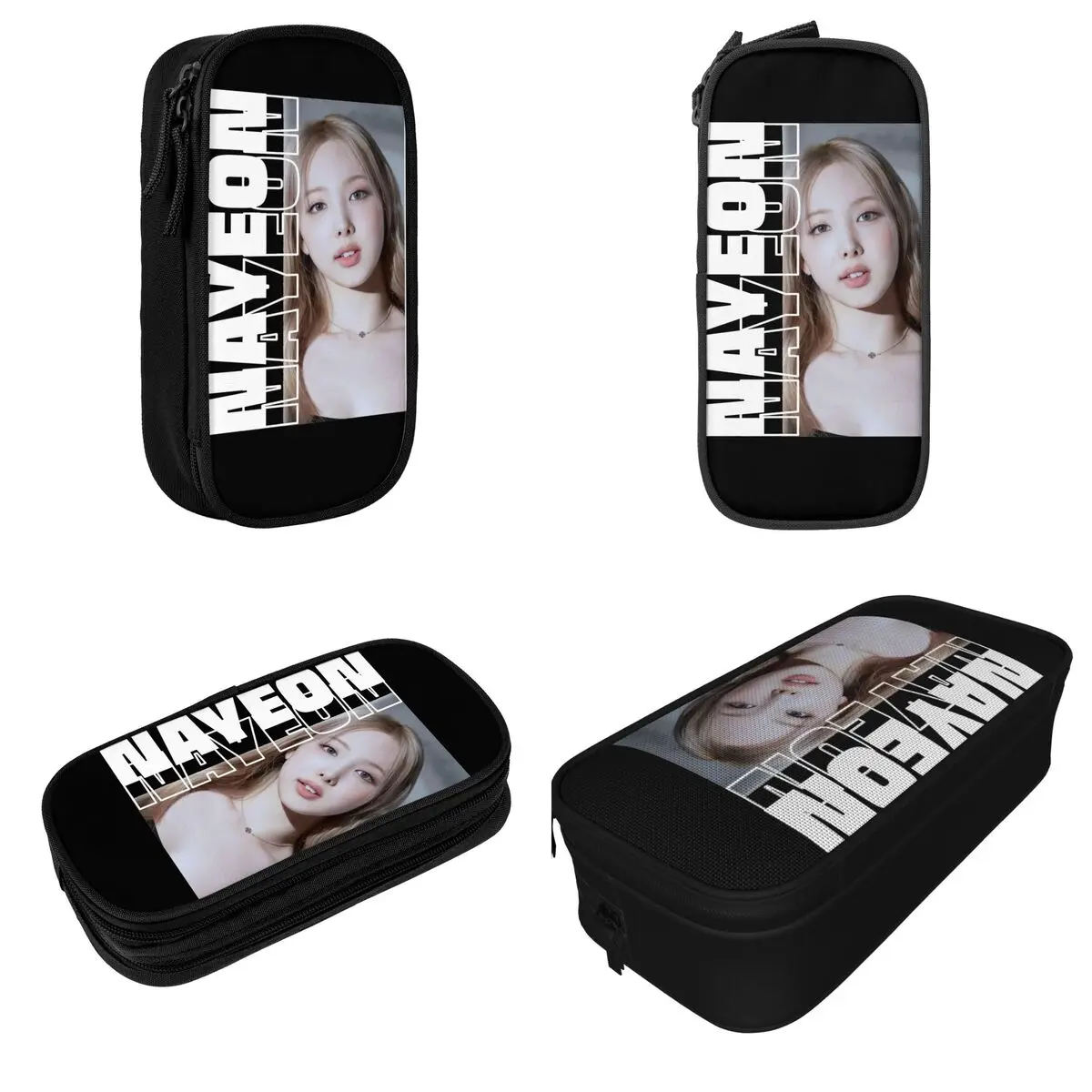 Im Nayeon Pencil Cases Kpop Twice Pencil Box Pen Holder Kids Big Capacity Bag School Supplies Gifts Stationery