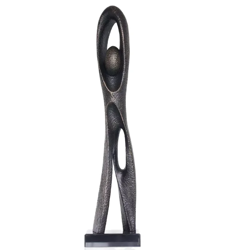 Patung Abstrak Mewah untuk Dekorasi Ruang Model, Klub, dan Lobi Hotel Wabi Sand Wind