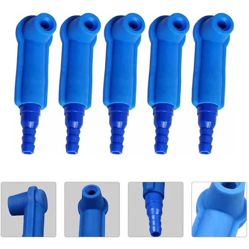 5PCS Oil Pumping Pipe Car Brake System Fluid Connector Oil Drained Quick Exchange Tool Oil Filling Equipment Brake Oil Exchange