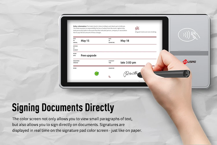 Digital Signature Tablet USB-HID Bright Back Light Large Screen Signature Pad 10 Inch