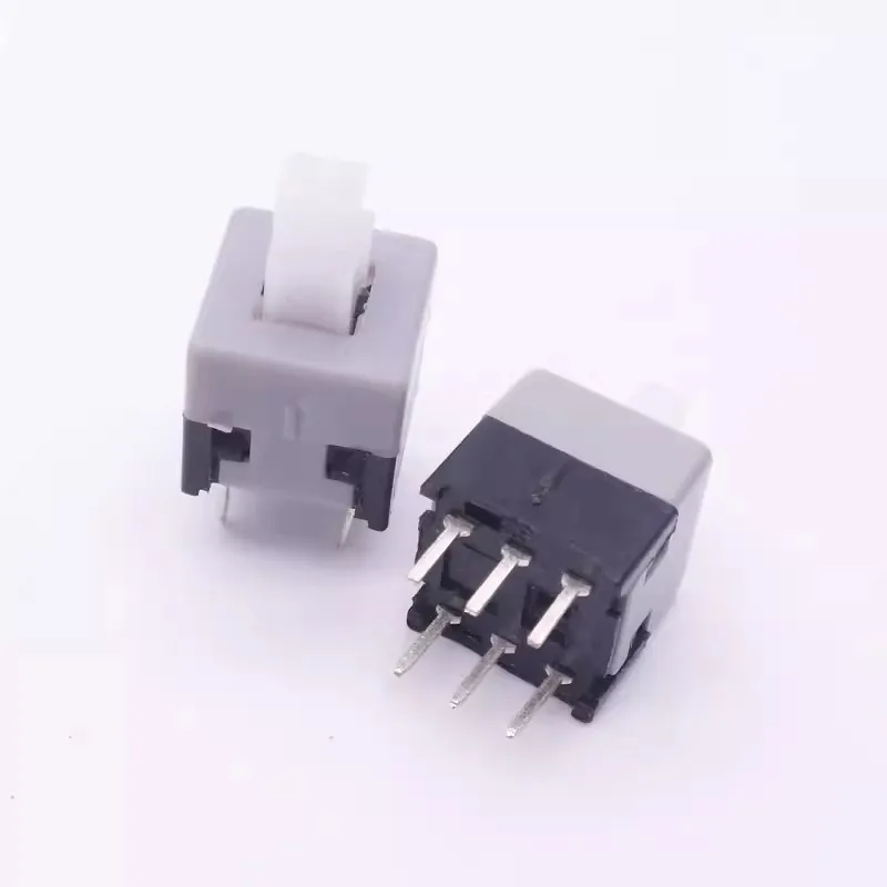 10PCS 5.8*5.8 7*7 8*8 8.5*8.5mm Self Locking Push Tactile Power Micro Switch Kit 6 Pin Button Switches