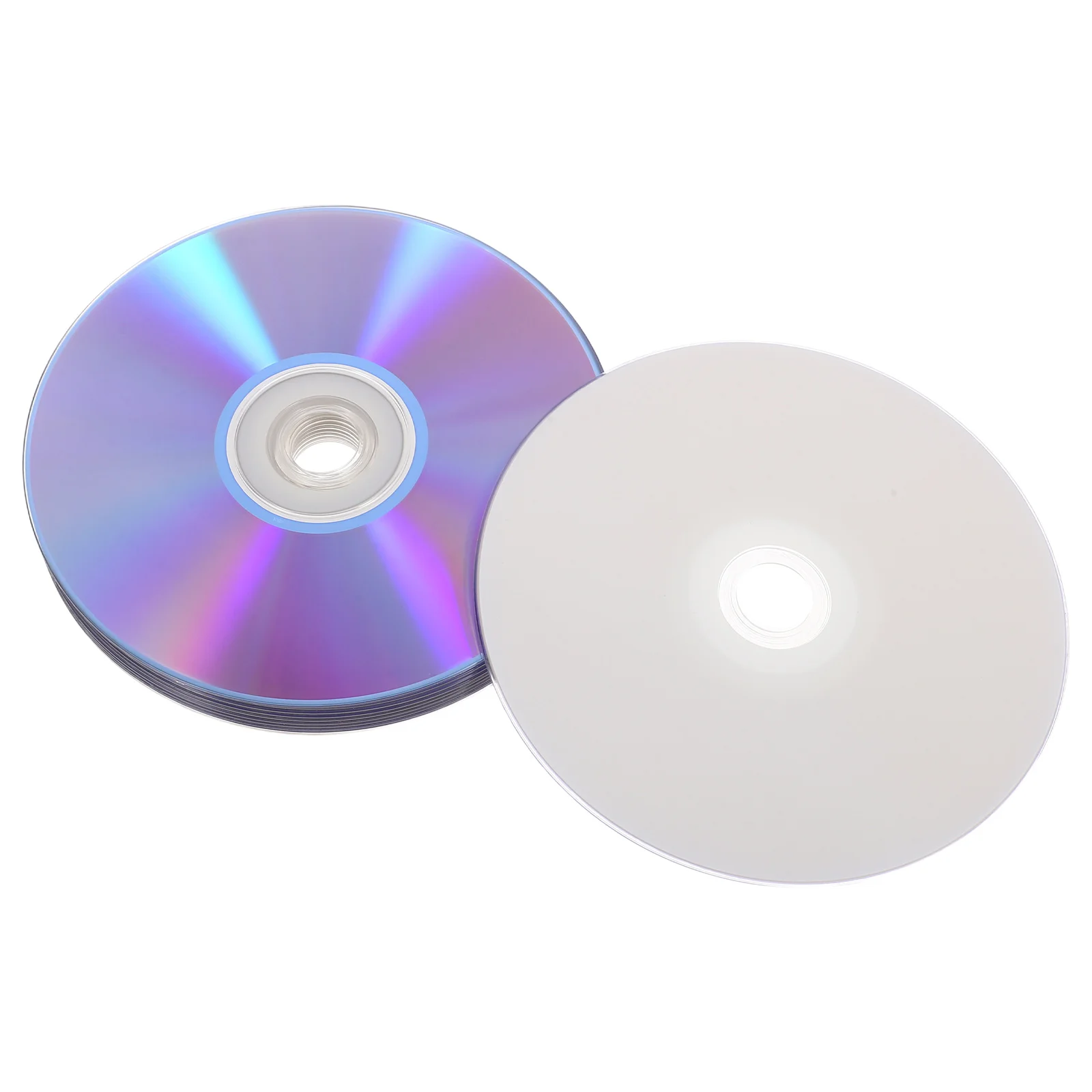 

10pcs Blank Cd-Rw Discs High Capacity Rewritable For Audio Video Music Phone Recording Backup Burning Media Data Duplication