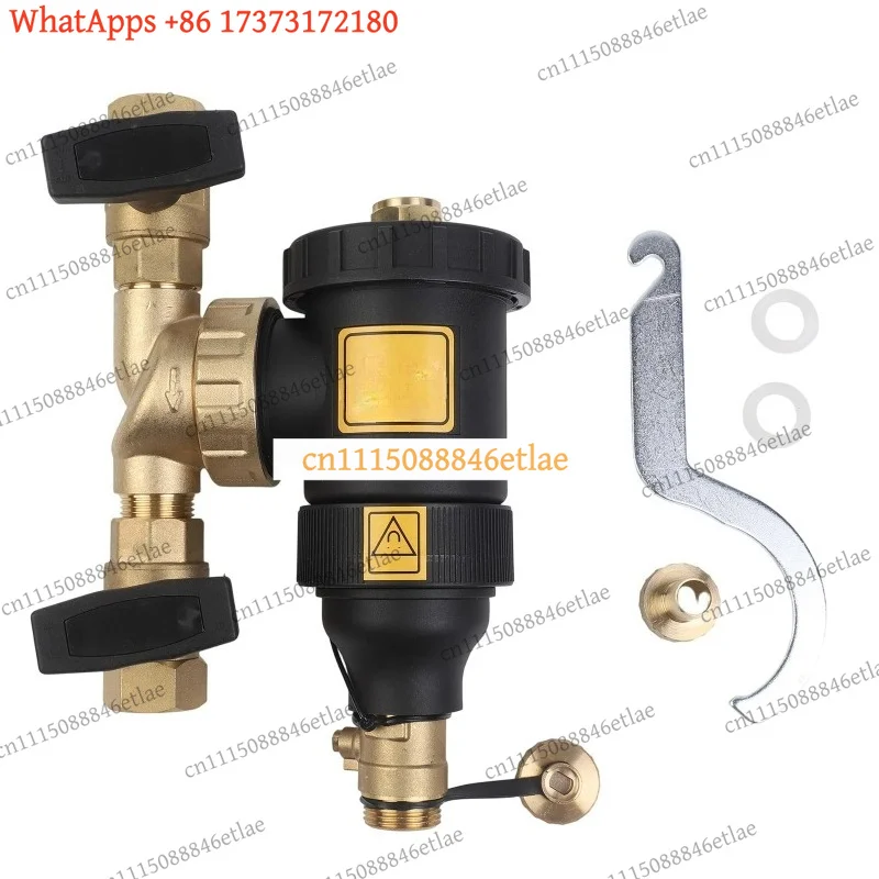 k03 Magnetic Central Heating Water Filter DN20 DN25 DN32 Thread HVAC System Sludge Scale Impurities Separator Cleaner