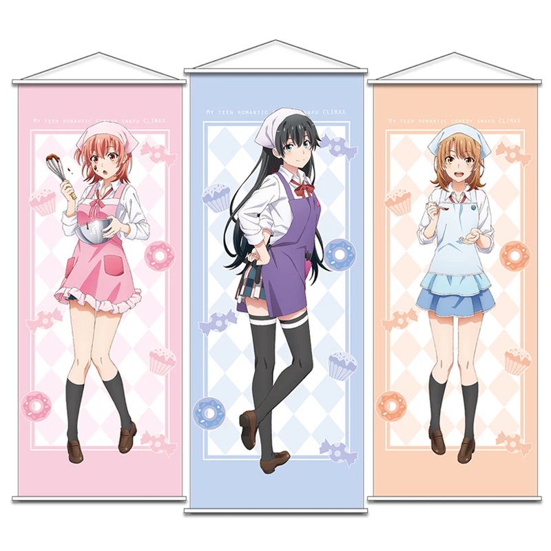 My Youth Romantic Comedy Is Wrong, As I Expected Yukinoshita Yukino Yuigahama Yui Wall Scroll Big Tapestry Room Wear