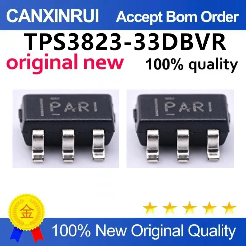 (5pcs-100pcs)Brand new original TPS3823-33DBVR silk screen PARI package SOT-23-5 power monitor chip