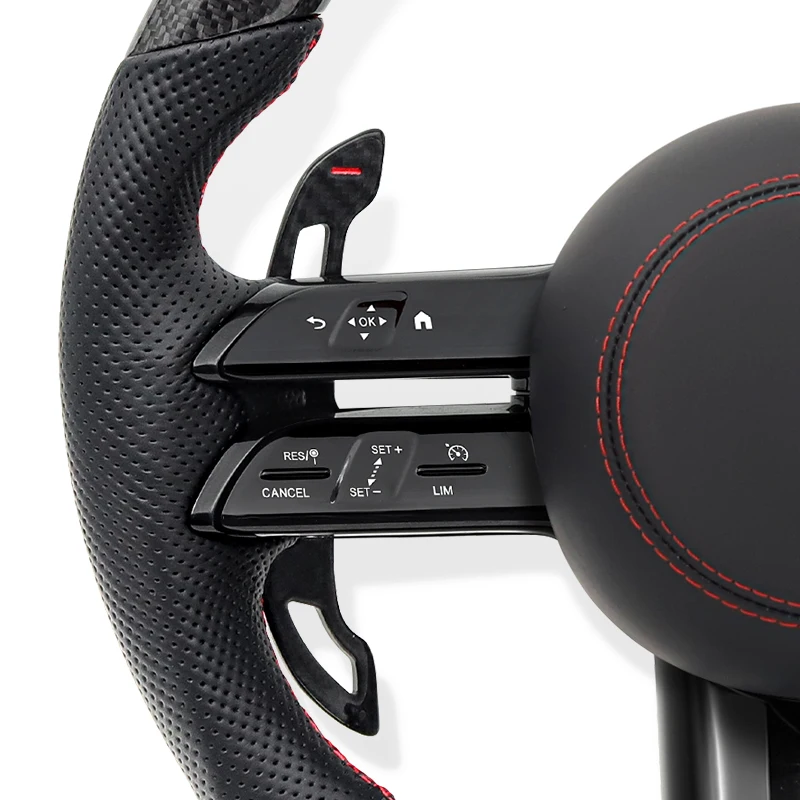 Newest Carbon Fiber Leather with LED Steering Wheel For Mercedes-Benz AMG Dragonfly W204 W205 W212 W218 W222 W463 W464 W222 w221