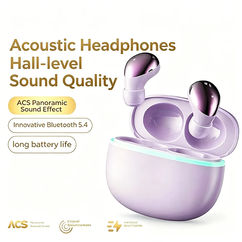 B53-Mini Wireless Earphones Bluetooth Headphones Noise Reduc
