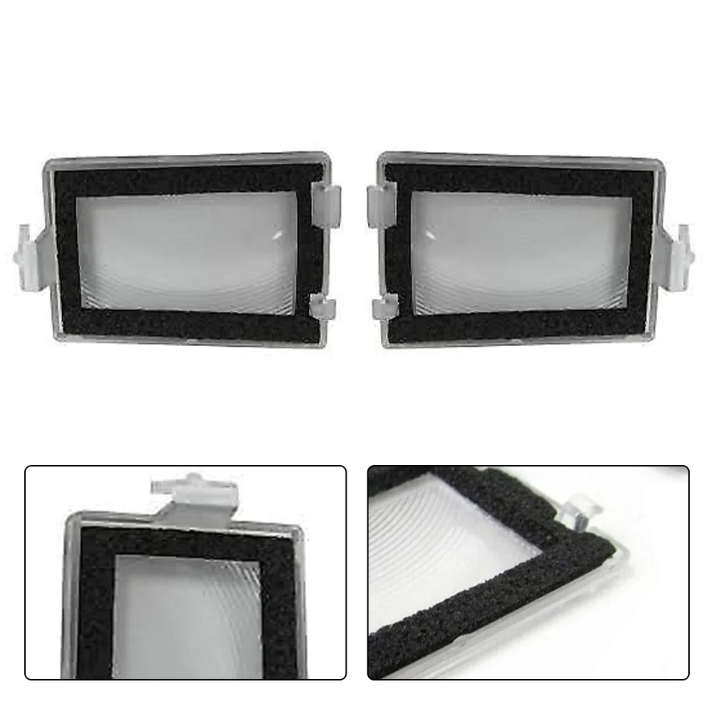 Auto Parts Plate Light Lens Tool Waterproof 68020954AB Replacement 68020955AB Direct Replacement Dustproof Plastic