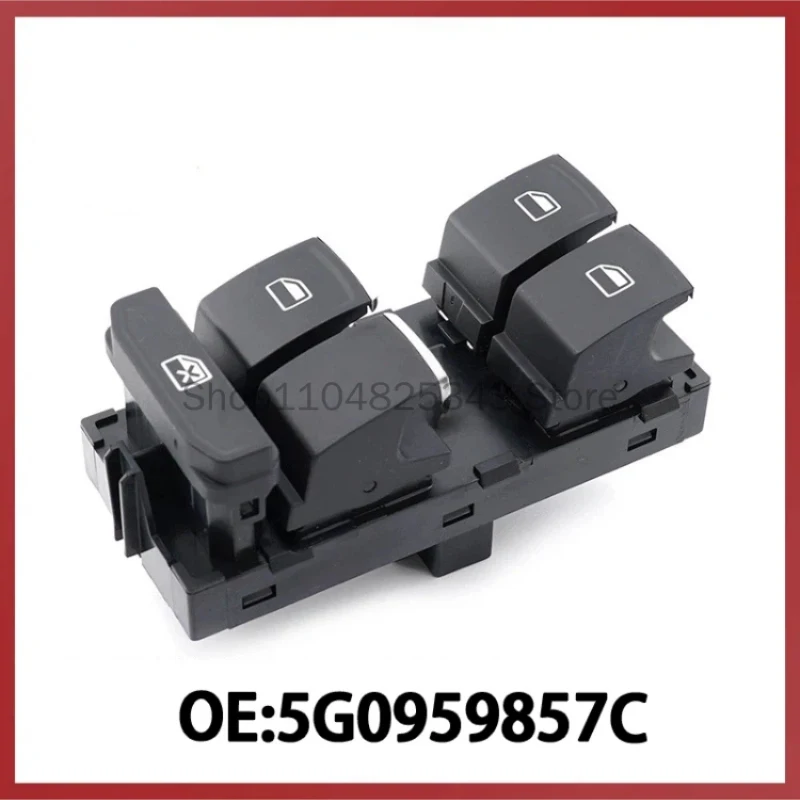 For Volkswagen Glass Lift Control Switch Power Window Adjustment Button Switch 5G0959857C