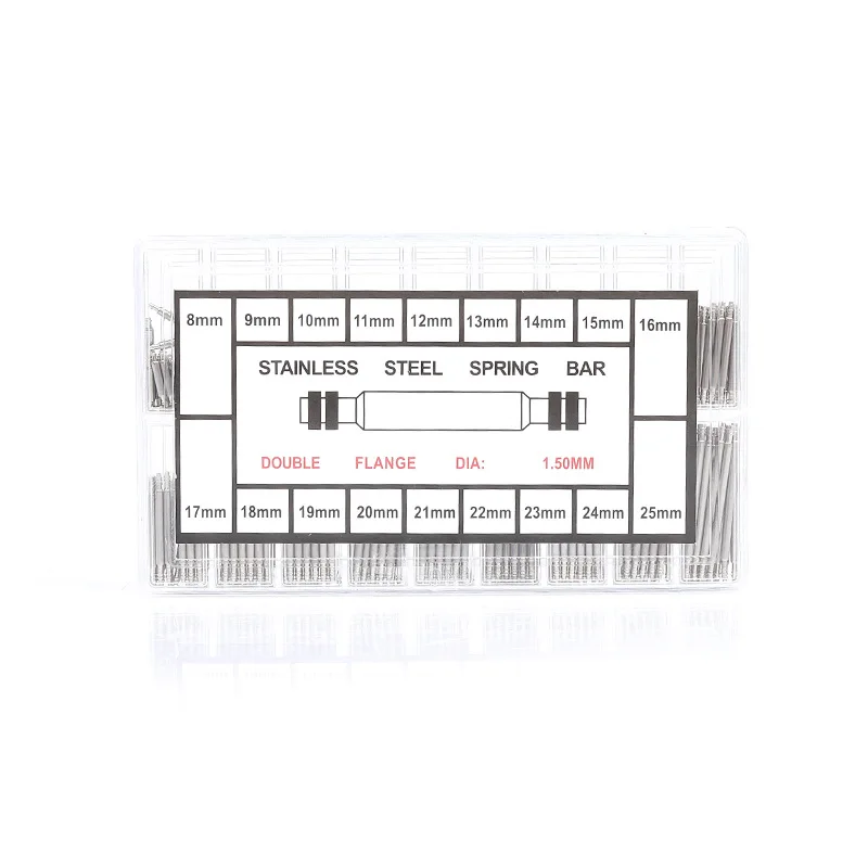 1.5 모든 스틸 러그 시계 밴드 예비 부품, 원활한 연결 용수철 시계 러그 핀 컬럼 샤프트
