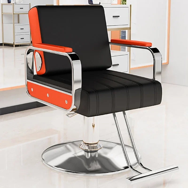 

Adjustable Comfy Barber Chair Elegant Aesthetic Premium Hairdressing Chair Fashionable Luxury Silla Barbero Salon Furniture