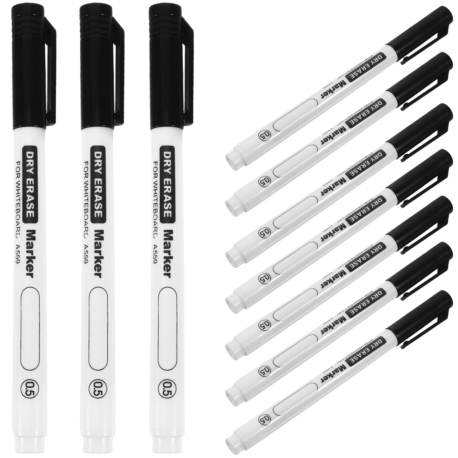 10 قطعة أقلام تحديد السبورة ذات الأطراف الدقيقة للفصل الدراسي والمكتب والمدرسة بمناسبة جرافيتي مستلزمات المعلم للطلاب