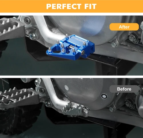 Imagen 2 del producto NICECNC para Yamaha YZ125 YZ250 1998-2023 YZ125X 2020-2023 YZ250X YZ250F WR250F reposapiés punta de palanca de Pedal de freno trasero