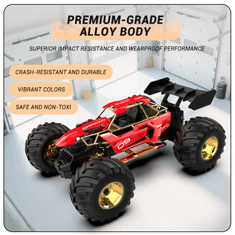 

Sulong -8398A 1:14 Alloy 2.4Ghz RC SUV - Off-Road, Climbing, High-Speed Racer Toy for Kids & Boys