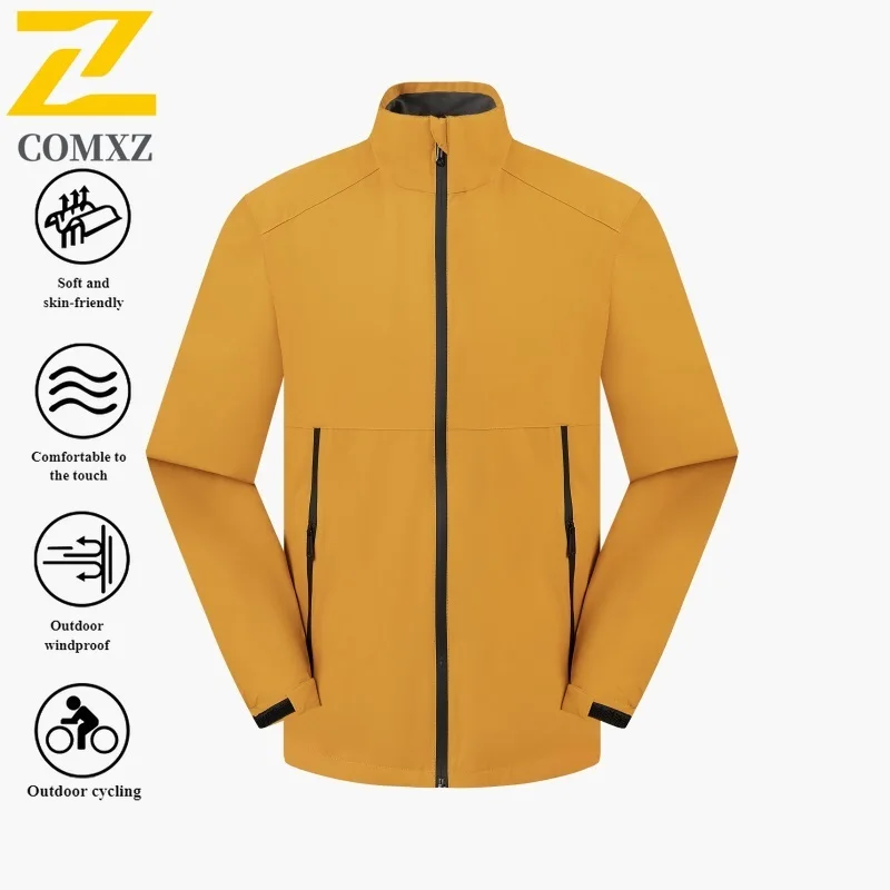 EiAO سترة واقية الوقوف طوق زوجين مقاوم للماء تنفس سترة خارجية للمشي التخييم الصيد العصرية معطف السفر 2025 #5