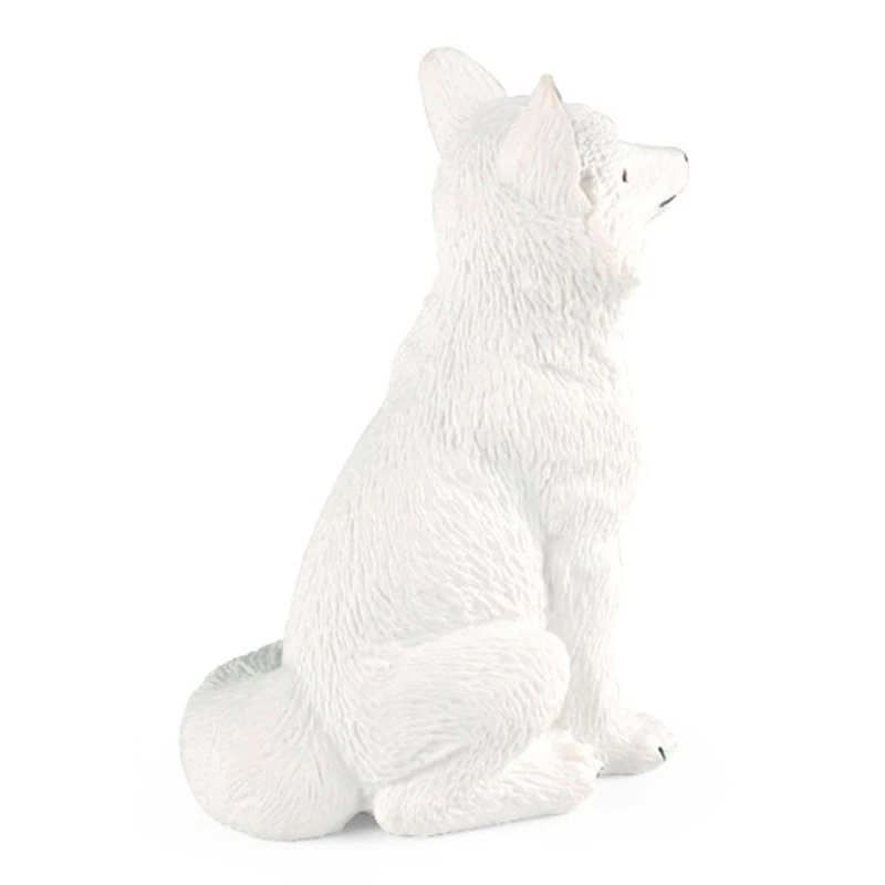 WildLike Foxes Model Figure Realistic Animal Statue Foxes Figurine Statue SafariZoo BoutiqueStore Science Classroom Award