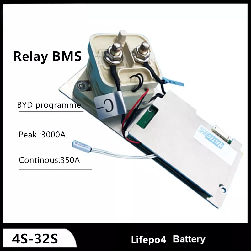 Relay 4S 350A Lifepo4 BMS 3000A Peak Battery Protection Board High Scurrent BMS For Electric Forklifts