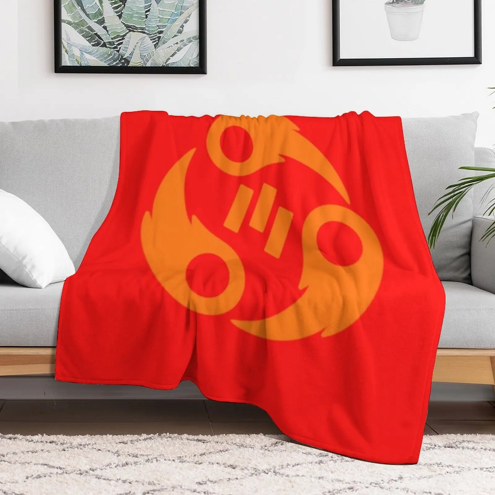 Red Son Coat Symbol Ver. 2 Throw Blanket Soft Plaid Softest manga Camping Blankets