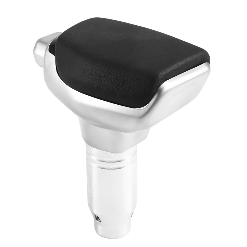 1 قطعة الجلد الأسود سيارة التحول رئيس التحول كرة اليد عبر الحدود والعتاد تعديل الملحقات لنيسان السيارات يخت-ABQA