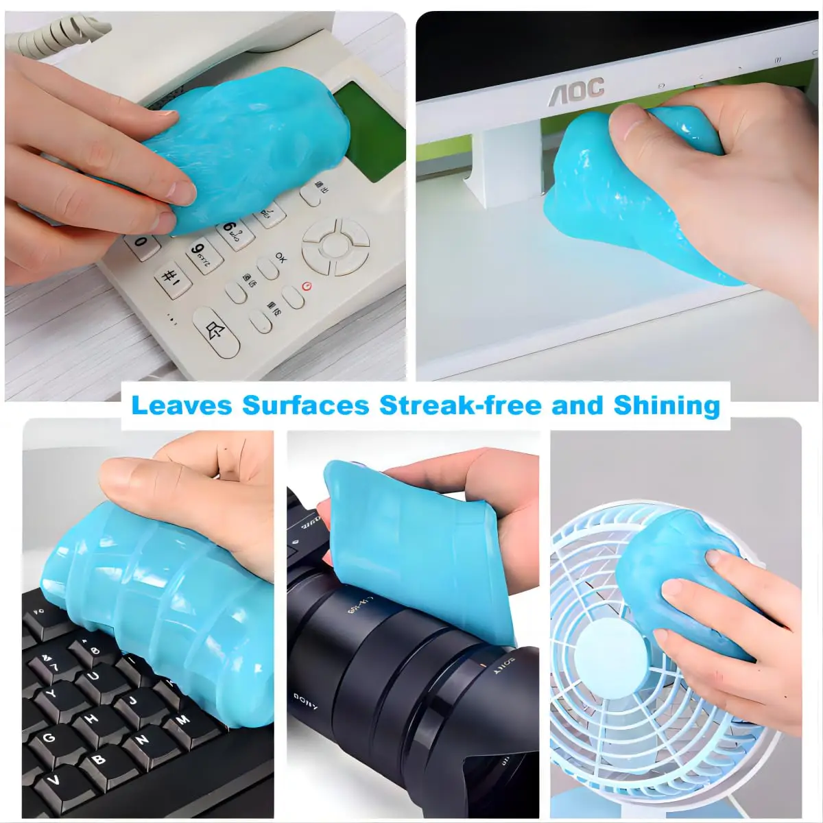 جل تنظيف السيارة للتنظيف الداخلي للسيارة، جل تنظيف متعدد الوظائف، إزالة الغبار للوحة مفاتيح تنفيس الهواء للسيارات، ملحقات السيارة #2