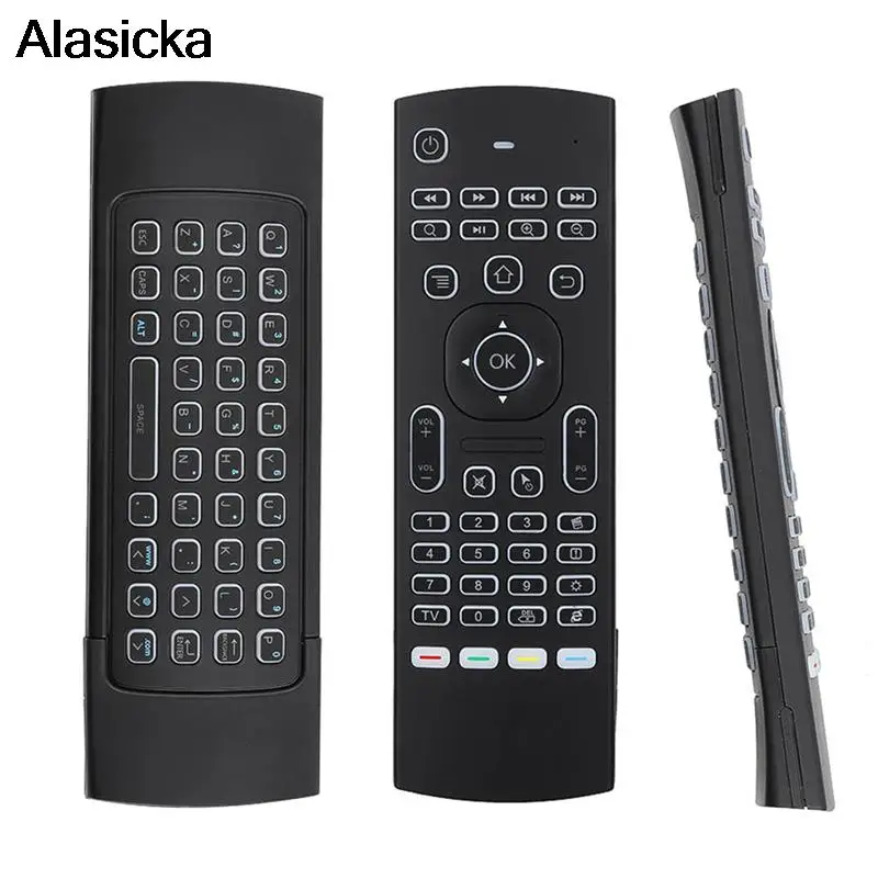 MX3 Air Mouse with Microphone Voice IR Learning 2.4G Wireless Mini Keyboard Remote Control For I8 C120